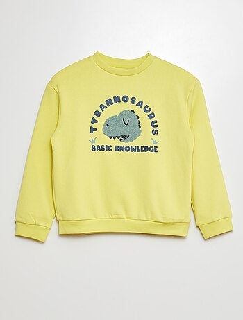 Sudadera de chándal con detalle de punto de rizo