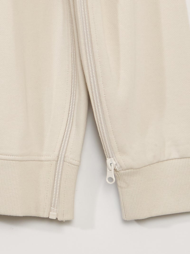 Sudadera de chándal con estampado - So Easy BEIGE - Kiabi