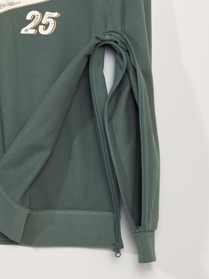 Sudadera de chándal con estampado - So Easy KAKI - Kiabi