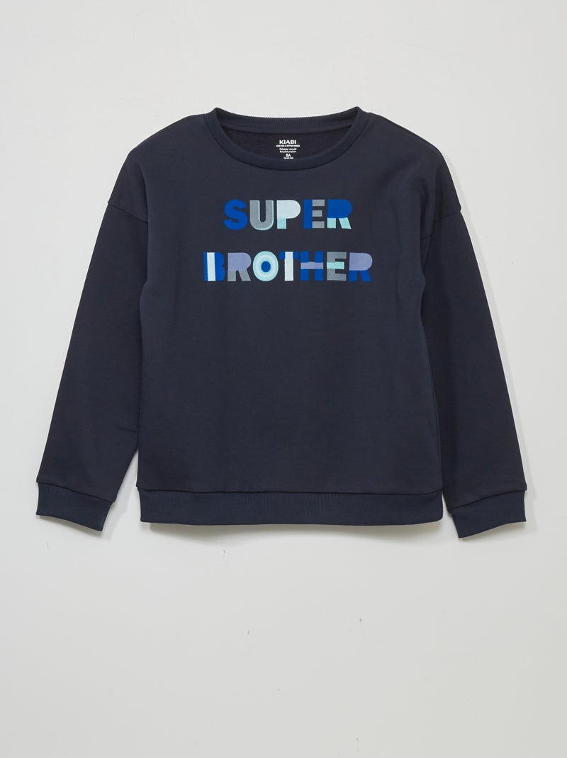 Sudadera de chándal con estampado Azul - Kiabi