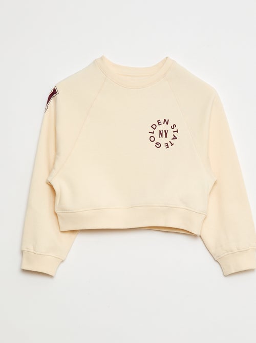 Sudadera de chándal con estampado - Kiabi