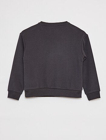 Sudadera de chándal con inscripción de rizo