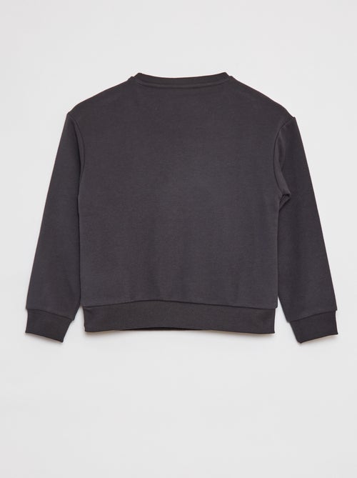 Sudadera de chándal con inscripción de rizo - Kiabi