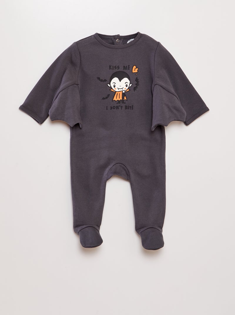 Sudadera de chándal con manga 'murciélago' - Halloween GRIS - Kiabi