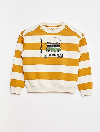 Sudadera de chándal con mangas en contraste