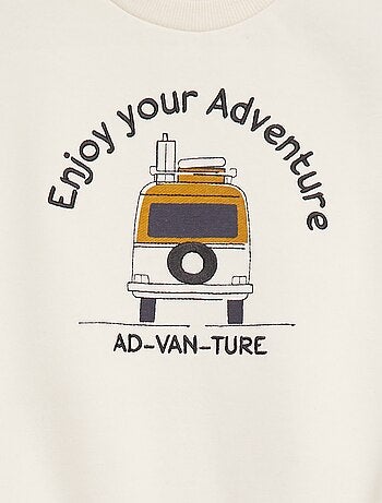 Sudadera de chándal con mangas en contraste