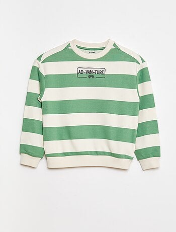 Sudadera de chándal con mangas en contraste