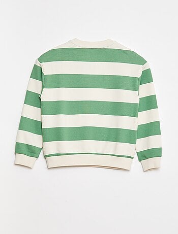 Sudadera de chándal con mangas en contraste