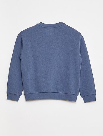 Sudadera de chándal con mensaje bordado