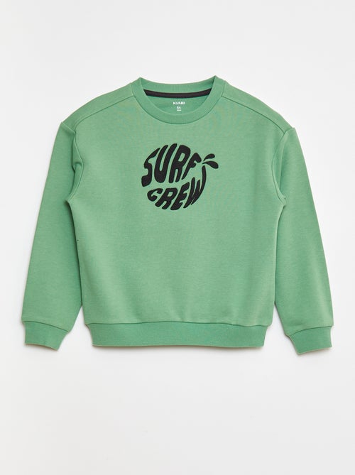 Sudadera de chándal con mensaje bordado - Kiabi