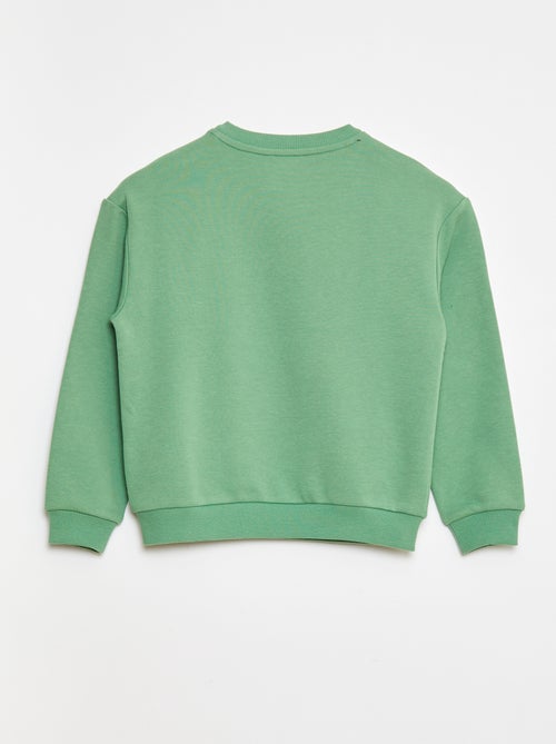 Sudadera de chándal con mensaje bordado - Kiabi