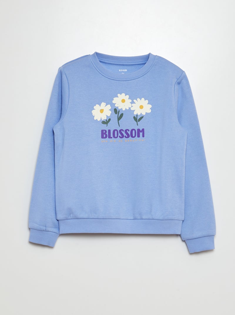 Sudadera de chándal con motivo AZUL - Kiabi