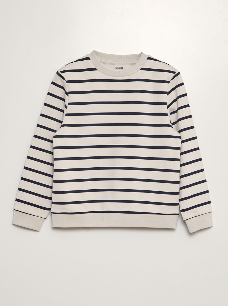 Sudadera de chándal con motivo BEIGE - Kiabi