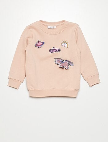 Sudadera de chándal con parches desmontables - Kiabi