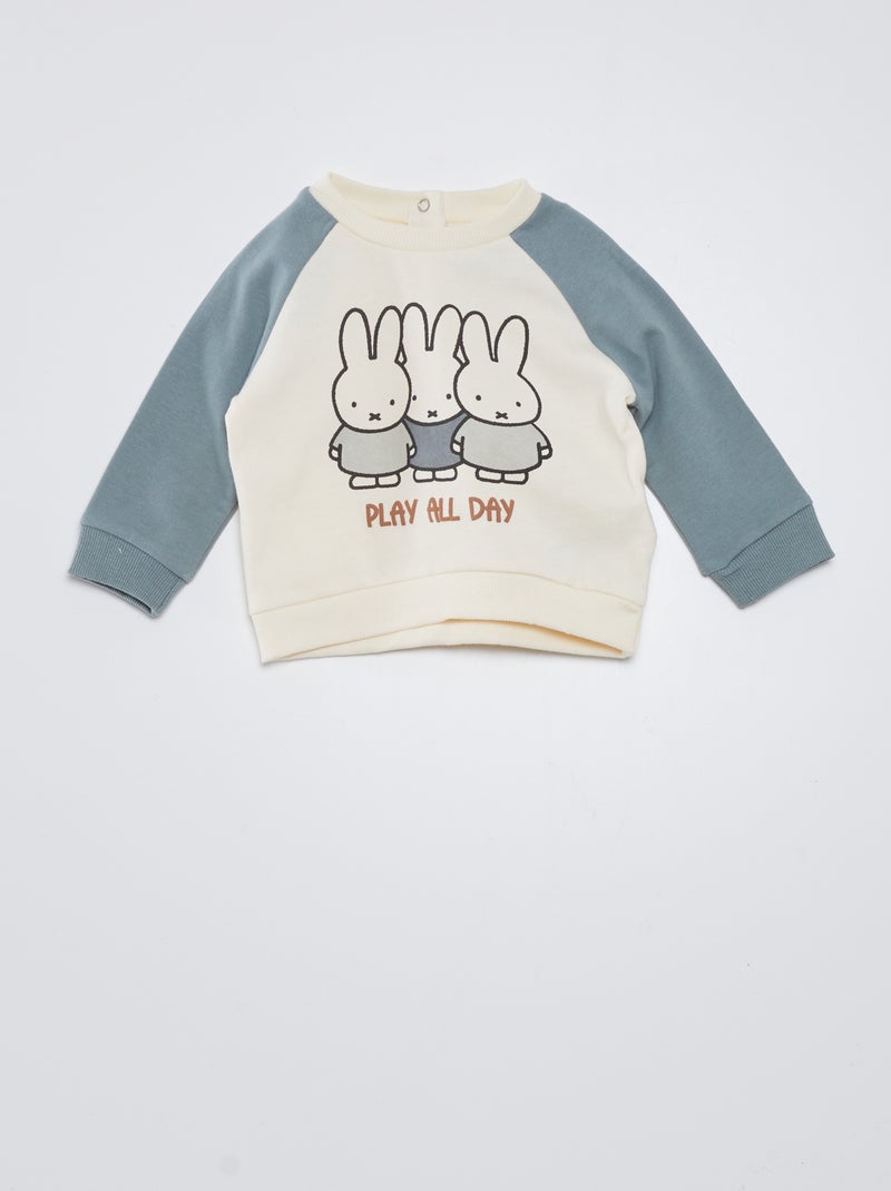 Sudadera de chándal 'conejos' BLANCO - Kiabi
