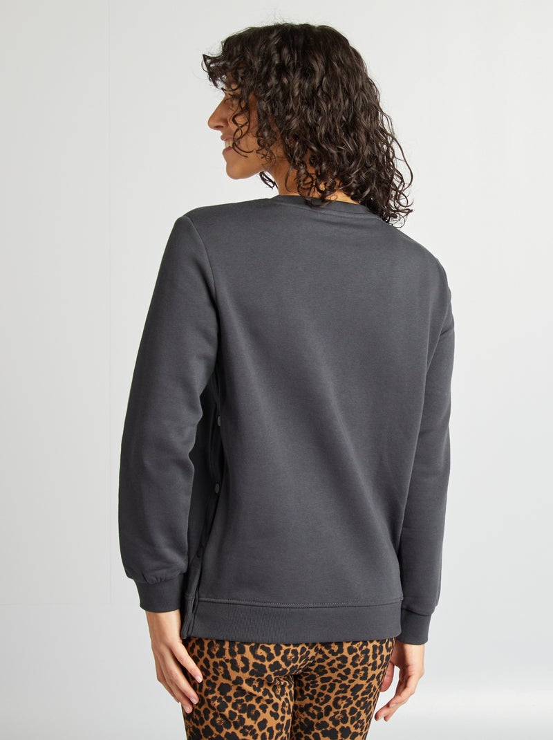 Sudadera de chándal de lactancia NEGRO - Kiabi