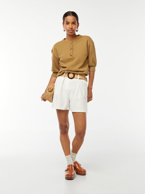 Sudadera de chándal de manga corta - Kiabi