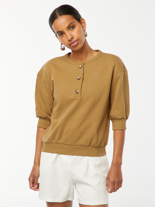 Sudadera de chándal de manga corta - Kiabi