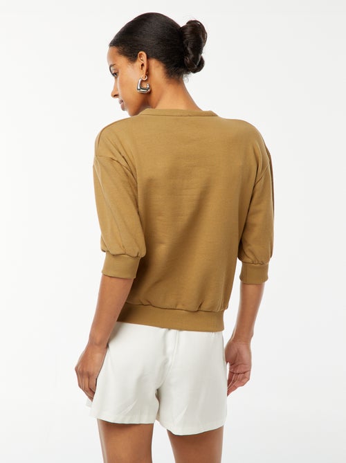 Sudadera de chándal de manga corta - Kiabi