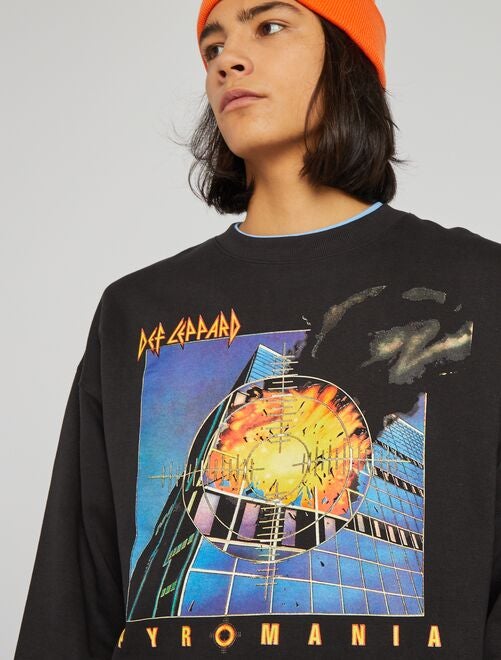 Sudadera de chándal 'Def Leppard' - Kiabi