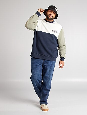 Sudadera de chándal efecto colorblock