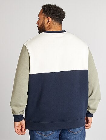 Sudadera de chándal efecto colorblock