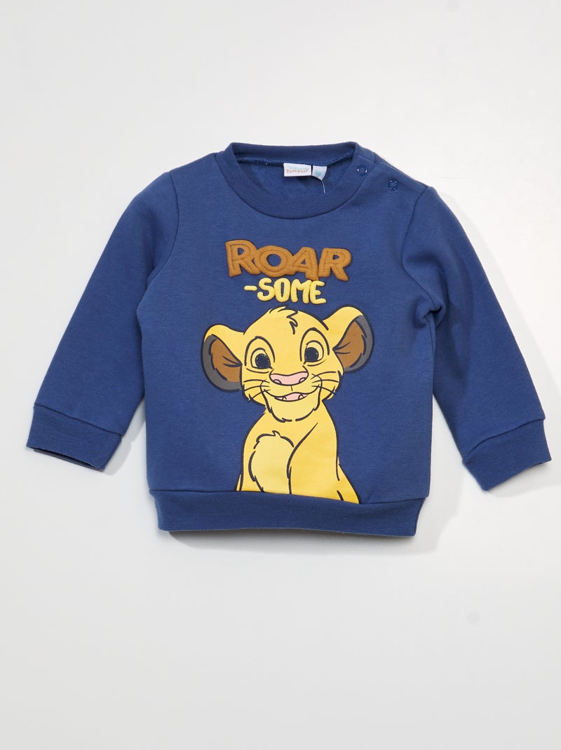 Sudadera de chándal 'El Rey León' de 'Disney' azul - Kiabi