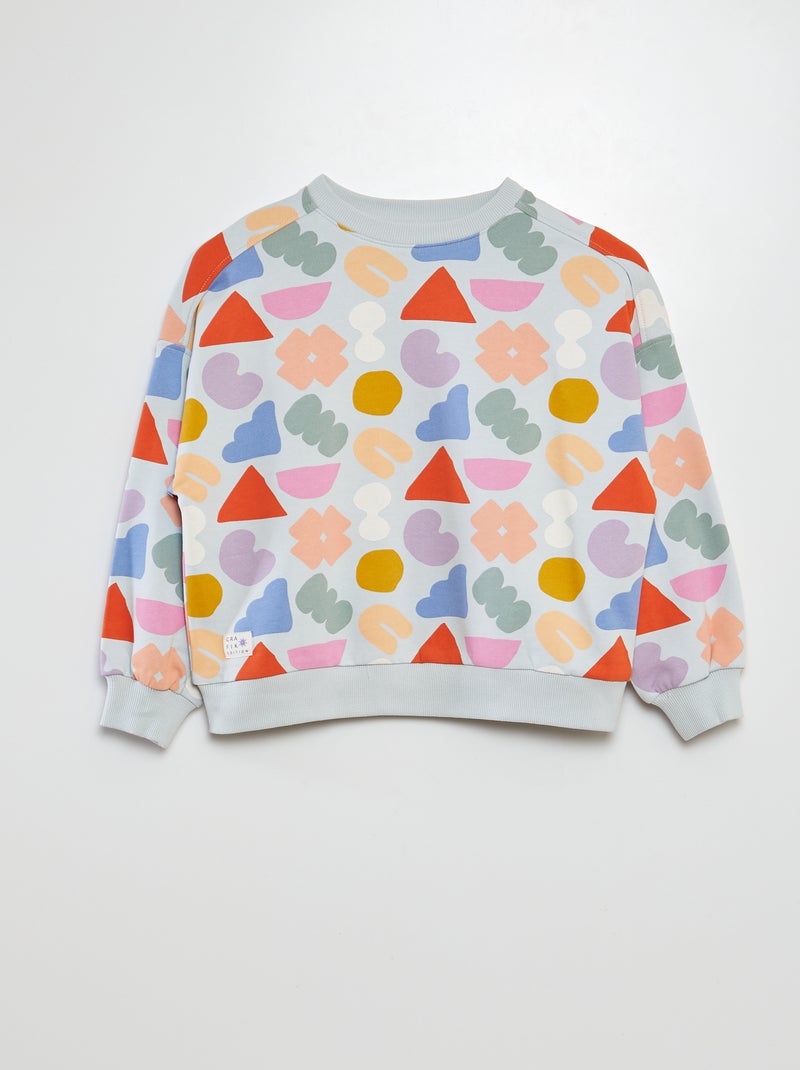 Sudadera de chándal estampada - Grafik Edition BLANCO - Kiabi