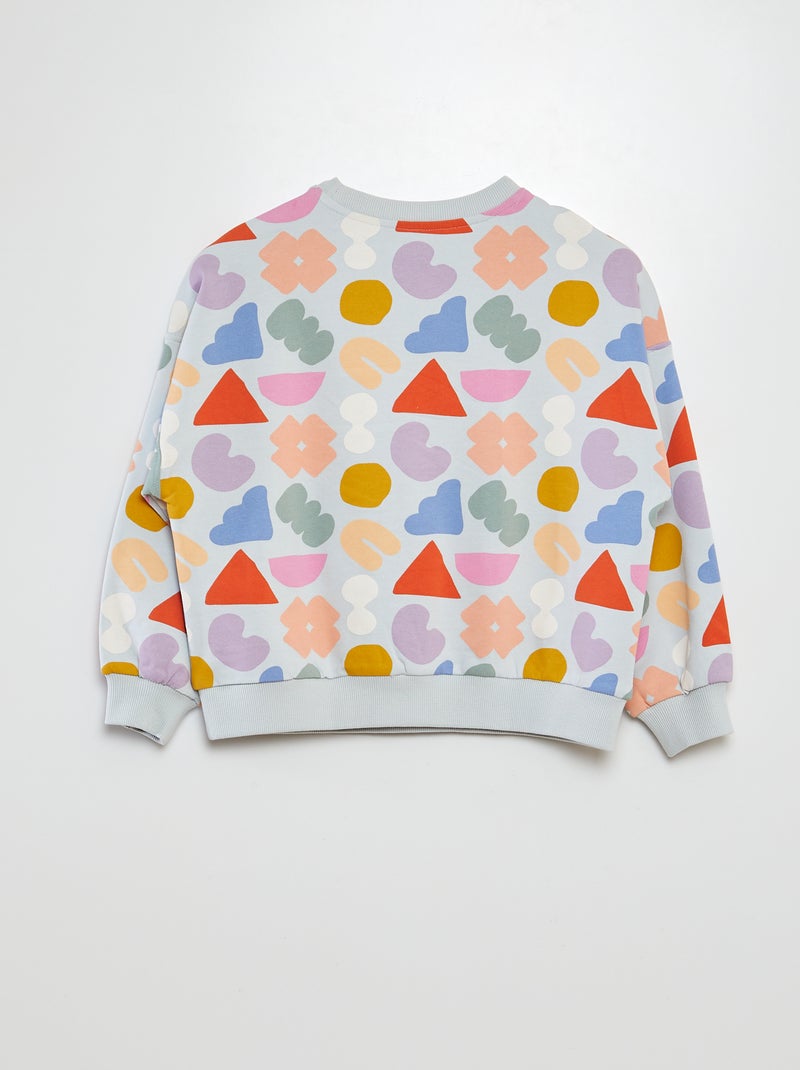 Sudadera de chándal estampada - Grafik Edition BLANCO - Kiabi