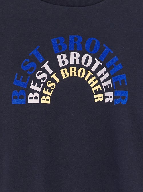 Sudadera de chándal estampada - Hermano y hermana - Kiabi