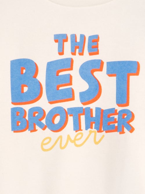 Sudadera de chándal estampada - Hermano y hermana - Kiabi