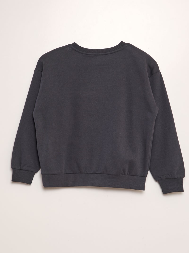 Sudadera de chándal estampada - Hermano y hermana GRIS - Kiabi