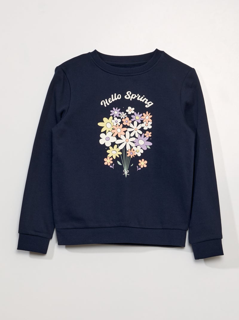 Sudadera de chándal estampada AZUL - Kiabi