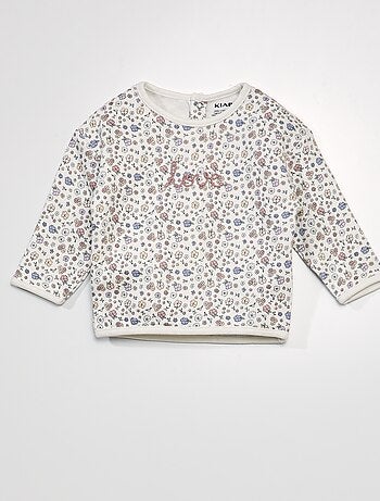 Sudadera de chándal estampada - Kiabi