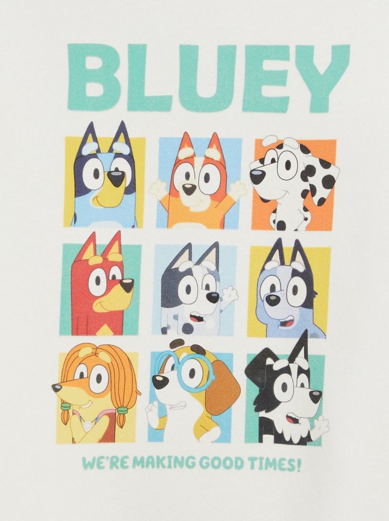 Sudadera de chándal estampada 'Bluey' BLANCO - Kiabi