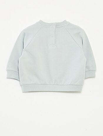 Sudadera de chándal estampada con cierre de automáticos