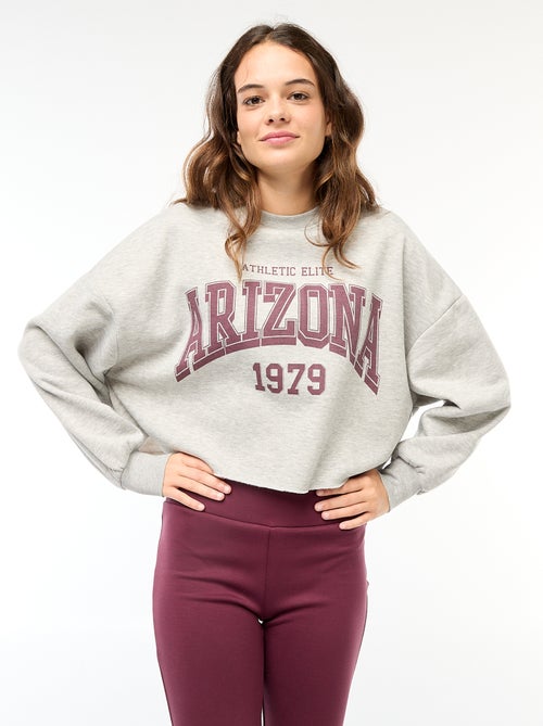 Sudadera de chándal estampada - Kiabi