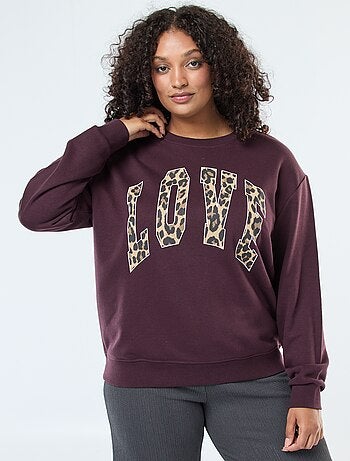 Sudadera de chándal estampada