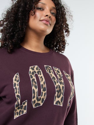Sudadera de chándal estampada