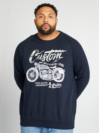 Sudadera de chándal estampada 'moto'