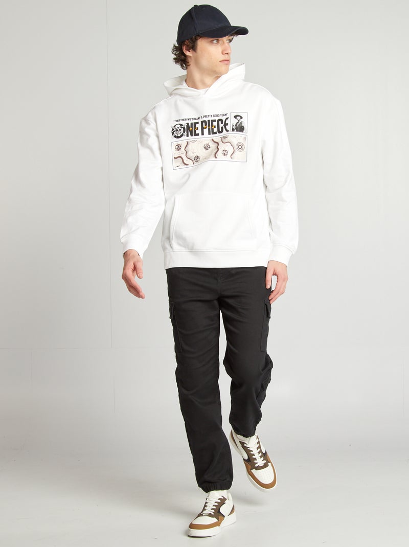 Sudadera de chándal estampada 'One Piece' blanco - Kiabi