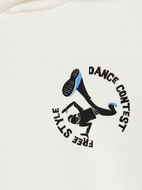 Sudadera de chándal estampada por ambos lados - Kiabi