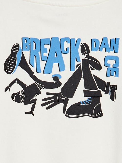 Sudadera de chándal estampada por ambos lados - Kiabi