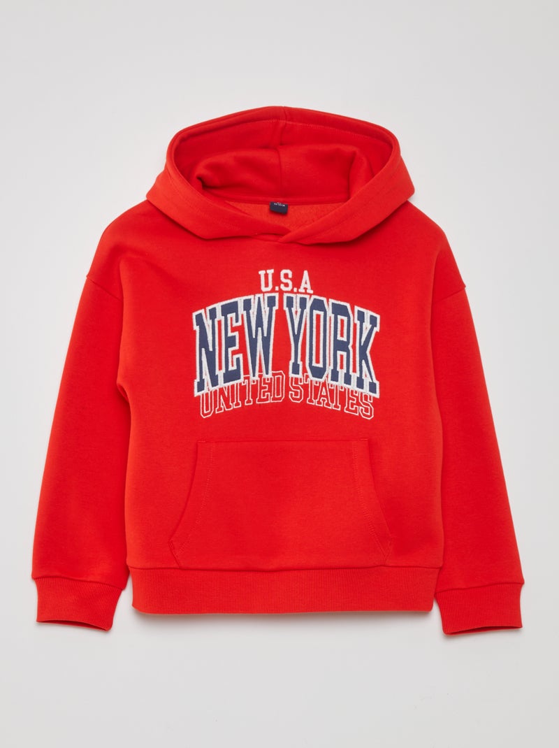 Sudadera de chándal estampada 'USA' ROJO - Kiabi