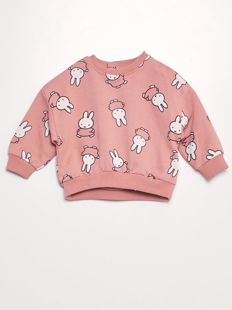 Sudadera de chándal fina ROSA - Kiabi