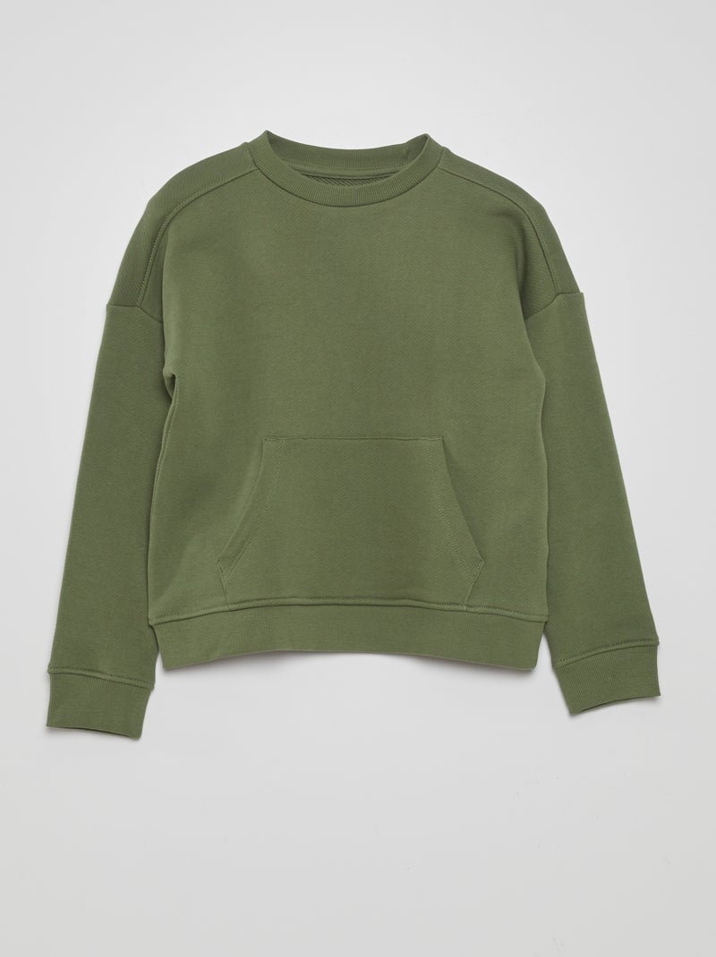 Sudadera de chándal fina verde - Kiabi