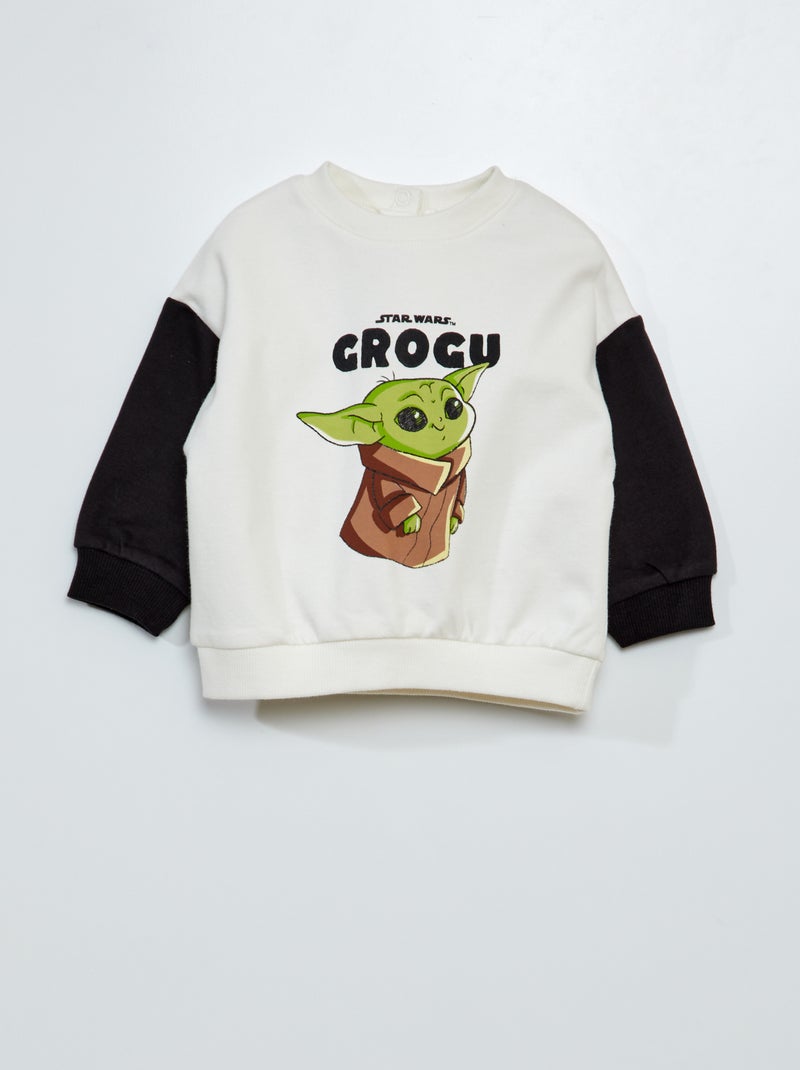 Sudadera de chándal 'Grogu' 'Star Wars' GRIS - Kiabi
