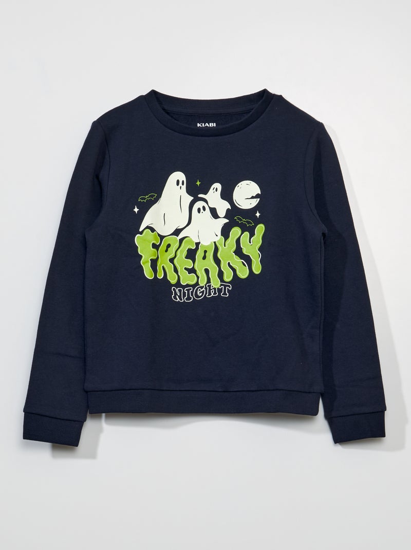 Sudadera de chándal 'Halloween' AZUL - Kiabi
