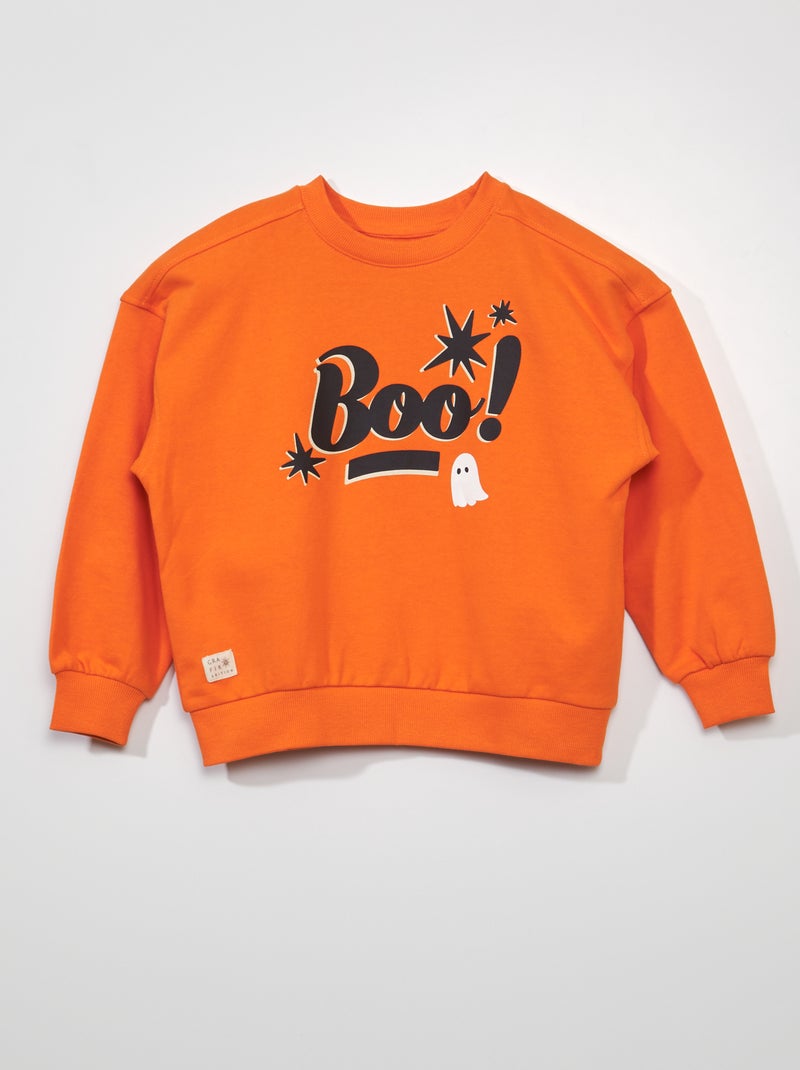 Sudadera de chándal 'Halloween' BLANCO - Kiabi