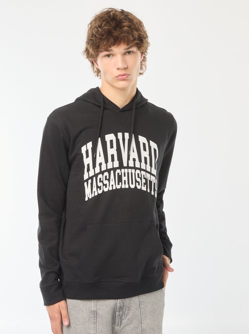 Sudadera de chándal 'Harvard' con capucha estampado en ambos lados - Kiabi